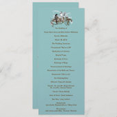  Tortelduifjes Wedding Programme Programmakaart (Voorkant / Achterkant)