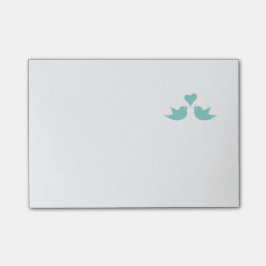 Tortelduifjes zingen vanuit het hart post-it® notes