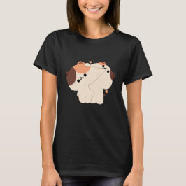 Tortie Cat Couple T-shirt