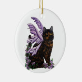 Tortie Cat Tortoiseshel Fairy Ornament (Rechts)