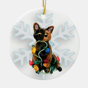 Tortie Cat Tortoiseshel Ornament