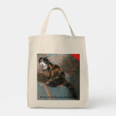Tortie Dinsdag Boodschappentas Tote Bag (Achterkant)