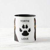 Tortie Love #2 Coffee Mok (Midden)