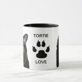 Tortie Love Classic Mok, 11 oz Mok (Midden)