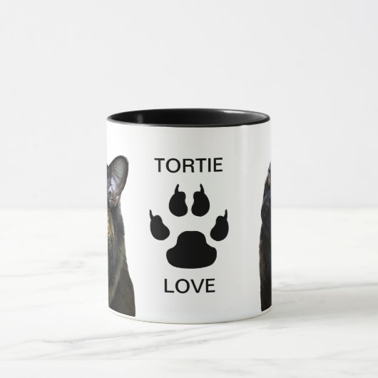 Tortie Love Classic Mok, 11 oz Mok (Midden)