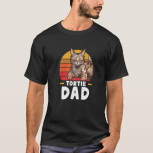 Tortie Papa Geweldige Schilpadkat Voor Een Tortie T-shirt