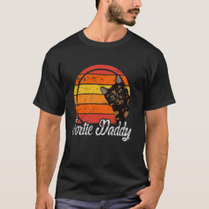 Tortie Papa Schilpadkat Vader Tortie Kat Eigenaar T-shirt