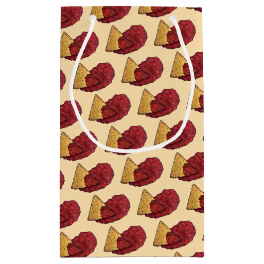 Tortilla Chips en Dip Tomato Salsa Mexican Food Klein Cadeauzakje (Achterkant)