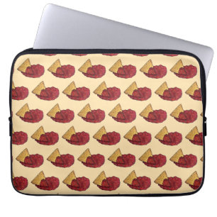 Tortilla Chips en Dip Tomato Salsa Mexican Food Laptop Sleeve