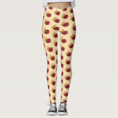 Tortilla Chips en Dip Tomato Salsa Mexican Food Leggings (Voorkant)