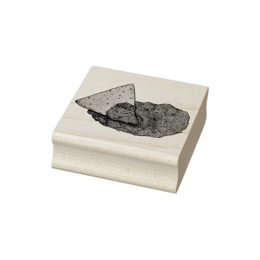 Tortilla Chips en Dip Tomato Salsa Mexican Food Rubberstempel (Stempel)