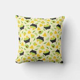 Tortilla Chips en Guacamole Pattern Kussen