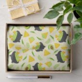 Tortilla Chips en Guacamole Pattern Tissuepapier (Geschenk)