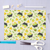 Tortilla Chips en Guacamole Pattern Tissuepapier (Craft)