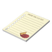 Tortilla Chips en Salsa Mexican Food Checklist Notitieblok (Linkerzijde)