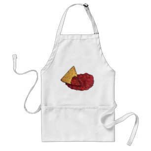 Tortilla Chips en Tomato Salsa Snack Food Foodie Standaard Schort