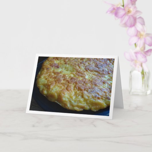 Tortilla de Patatas, Spaans Omelet Kaart (Orchidee)