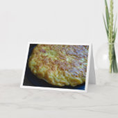 Tortilla de Patatas, Spaans Omelet Kaart (Voorkant)