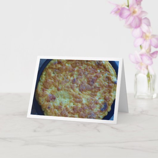 Tortilla de Patatas, Spaans Omelet Kaart (Orchidee)