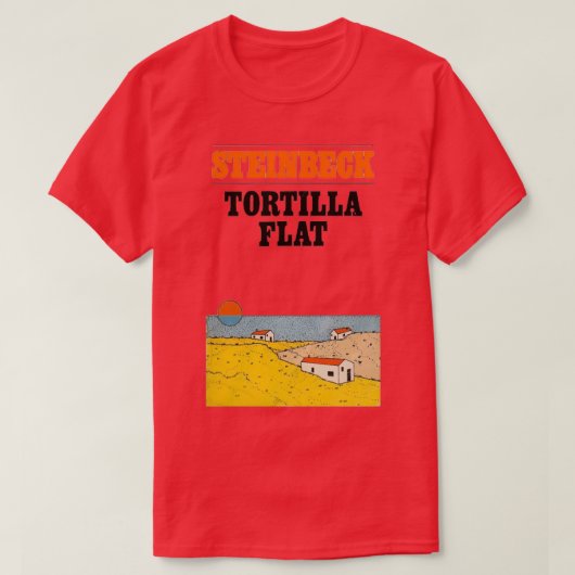 Tortilla Flat Steinbeck Book Hoesje T-shirt (Design voorkant)