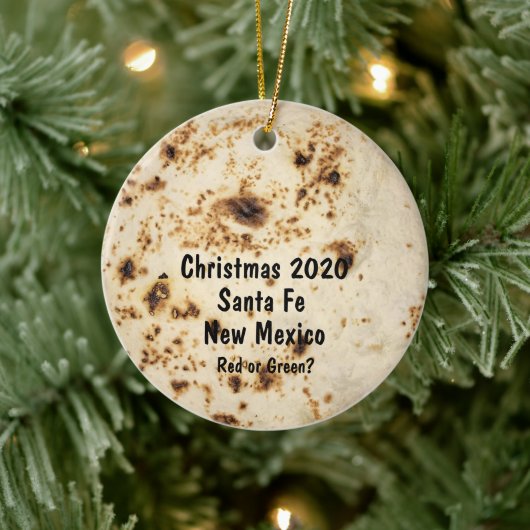 Tortilla Ornament Santa Fe Southwest (Boom)