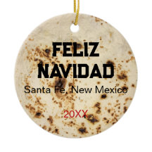 Tortilla Personalized Zia Christmas Gift