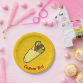 Tortilla Sandwich-Bord Papieren Bordje (Feest)