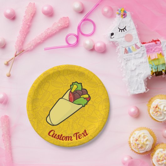 Tortilla Sandwich-Bord Papieren Bordje (Feest)