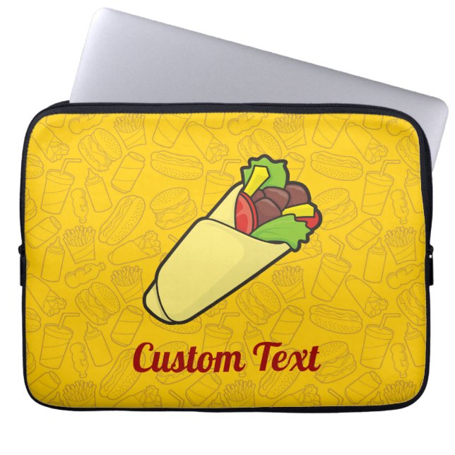 Tortilla Sandwich-laptophoes Laptop Sleeve (Voorkant)