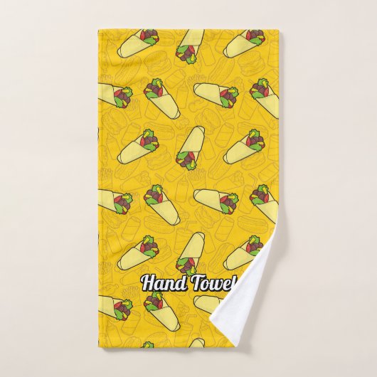 Tortilla Sandwich Wrap Bad Handdoek (Handdoek)