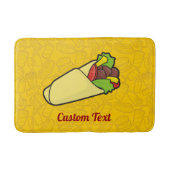 Tortilla Sandwich Wrap Bathroom Mat (Voorkant)