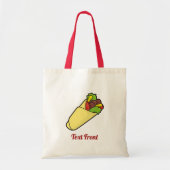 Tortilla Sandwich Wrap Boodschappentas Tote Bag (Voorkant)