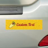 Tortilla Sandwich Wrap Bumpersticker (Op auto)