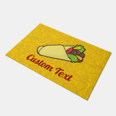 Tortilla Sandwich Wrap Doormat Deurmat (Schuin)