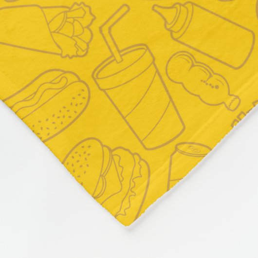 Tortilla Sandwich Wrap Fleece Blanket (Hoek)