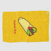 Tortilla Sandwich Wrap Golfhanddoek (Horizontaal)