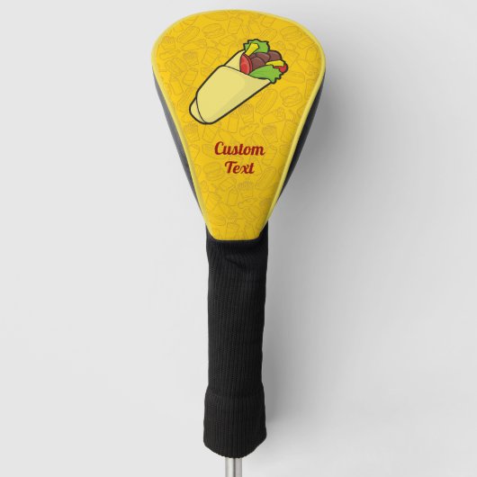 Tortilla Sandwich Wrap Golfheadcover (Voorkant)