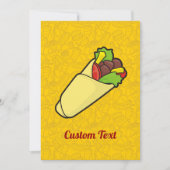 Tortilla Sandwich Wrap Kaart (Voorkant)