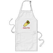 Tortilla Sandwich Wrap Lange Schort (Voorkant)