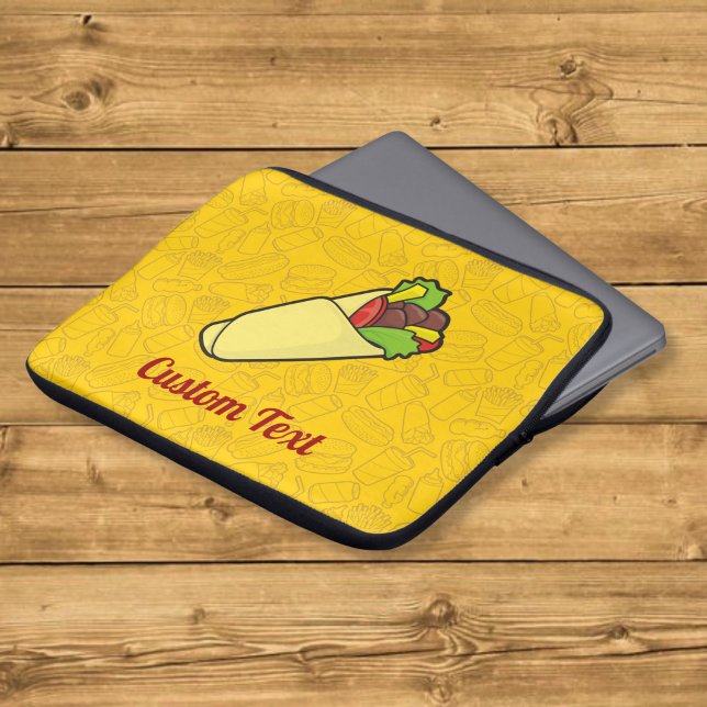 Tortilla Sandwich Wrap Laptop Hoes (Creator heeft geüpload)