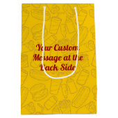 Tortilla Sandwich Wrap Midden Cadeautas (Achterkant)