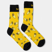 Tortilla Sandwich Wrap Pattern Socks Sokken (Rechts)