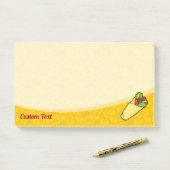 Tortilla Sandwich Wrap Post-it® Notes (Op bureau)
