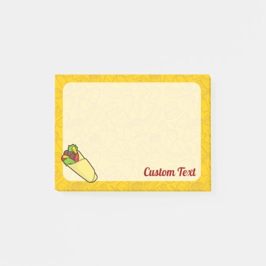 Tortilla Sandwich Wrap Post-it® Notes (Voorkant)