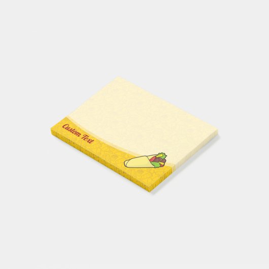 Tortilla Sandwich Wrap Post-it® Notes (Schuin)
