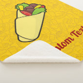 Tortilla Sandwich Wrap Sherpa Blanket Sherpa Deken (3/4)
