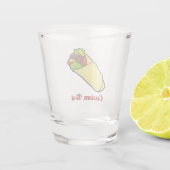 Tortilla Sandwich Wrap Shot Glas (Achterkant)