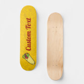 Tortilla Sandwich Wrap Skateboard Deck (Voorkant)