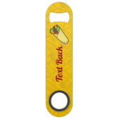 Tortilla Sandwich Wrap Speed Bottle Opener Flessenopener (Achterkant)