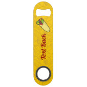 Tortilla Sandwich Wrap Speed Bottle Opener Speed Flessenopener (Achterkant)